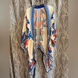 Free People Beach Floral Kimono